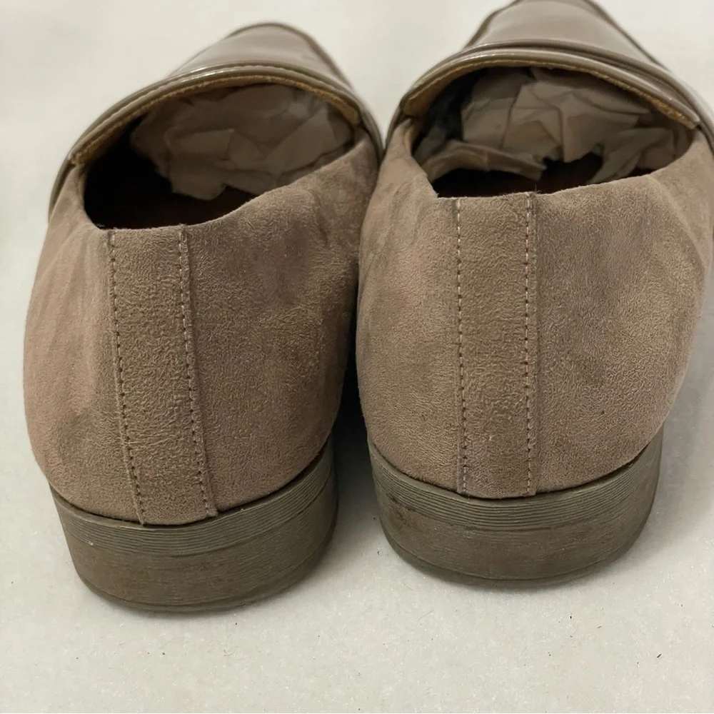 Dr. Scholl's Pointed Toe‎ Flats Loafer Cushioned Comfort Slip On Taupe Size 7M